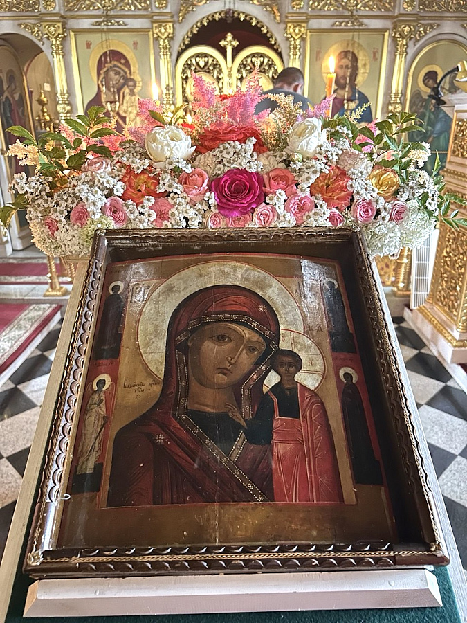 Престольный праздник в Казанском храме деревни Богдановка г.о. Коломна