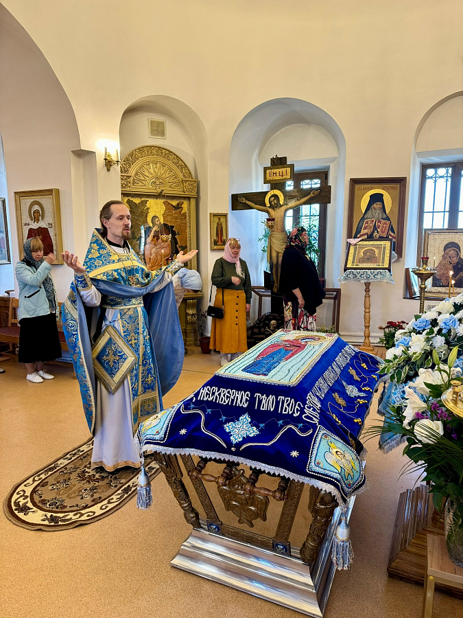Дети-инвалиды из детского дома «Добрый дом «Коломенский» в Крестовоздвиженском храме города Коломна