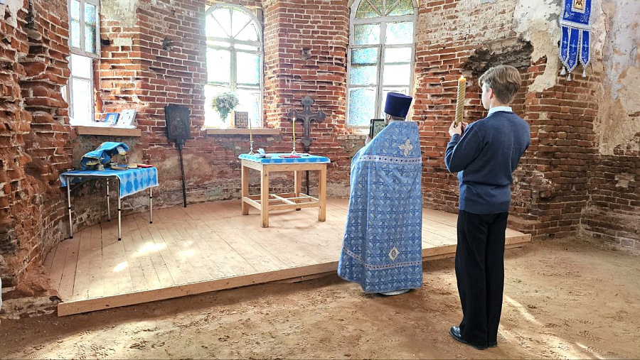 Престольный праздник в Успенском храме села Черкизово г.о. Коломна
