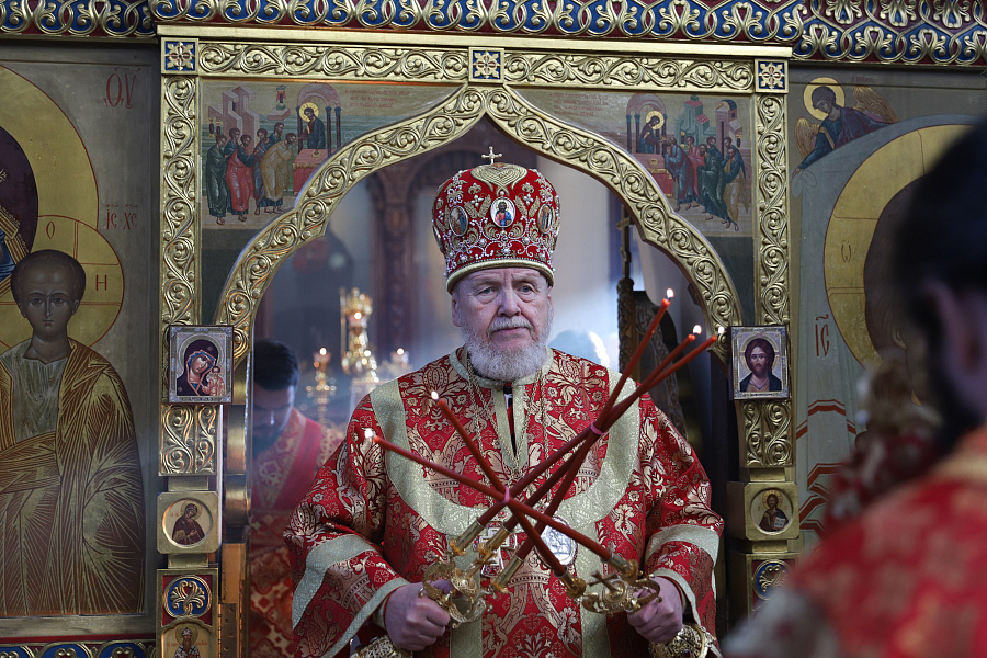 Архиерейское богослужение в храме священномученика Константина города Ногинска
