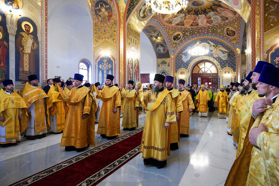 Святейший Патриарх Кирилл освятил Троицкий храм в селе Саввино муниципального округа Егорьевск Московской области