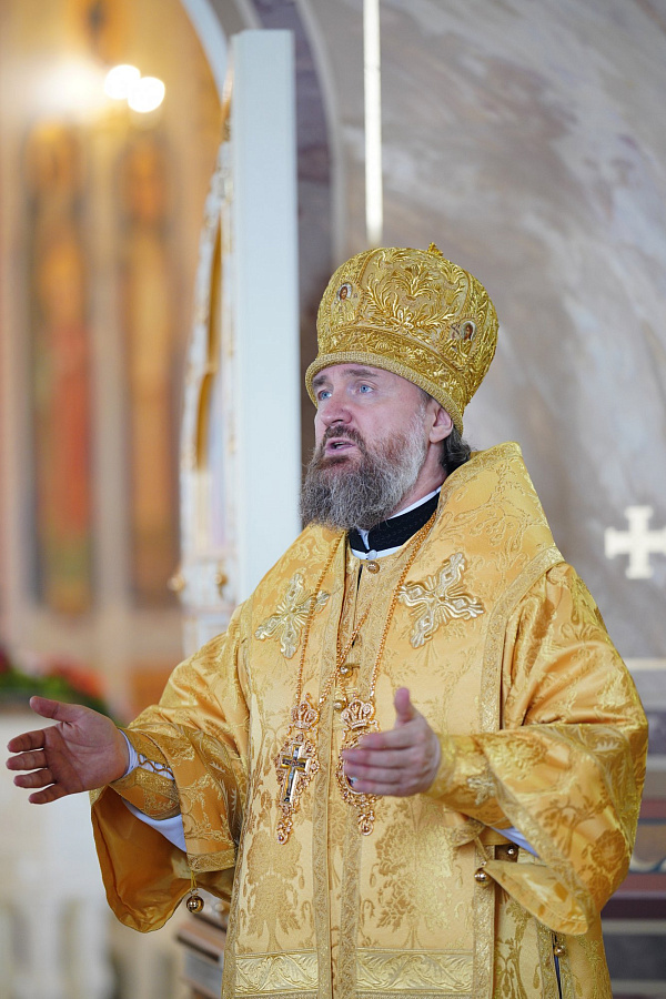 Святейший Патриарх Кирилл освятил Троицкий храм в селе Саввино муниципального округа Егорьевск Московской области
