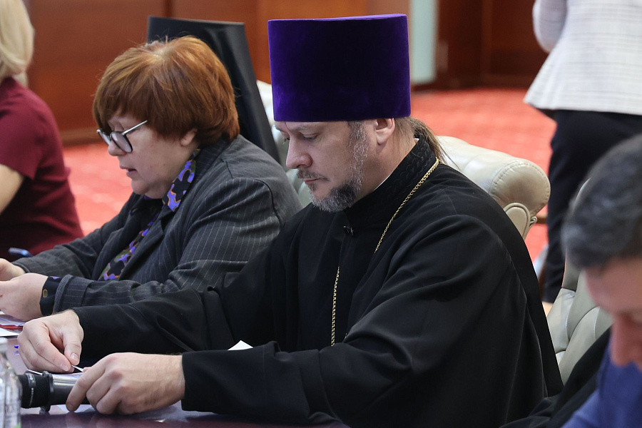Заседание Совета по взаимодействию между Министерствами социального блока Правительства Московской области и епархиями Московской митрополии