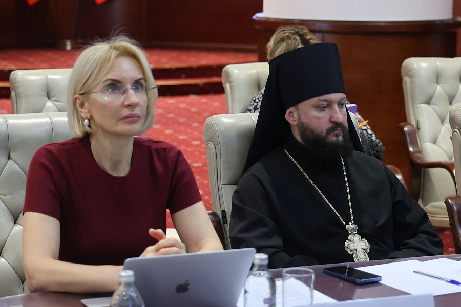 Заседание Совета по взаимодействию между Министерствами социального блока Правительства Московской области и епархиями Московской митрополии