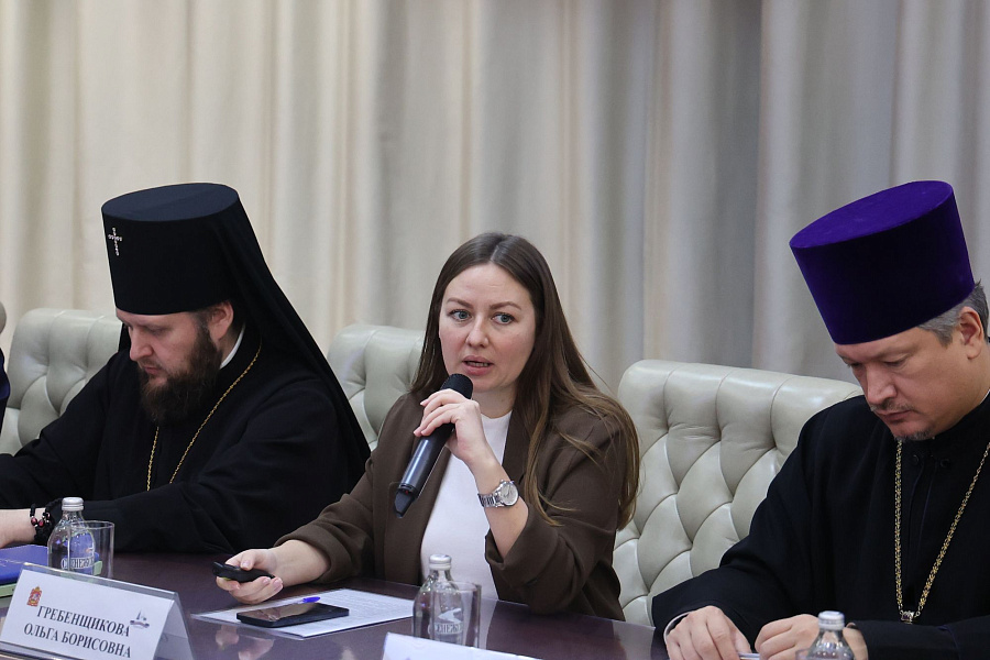 Заседание Совета по взаимодействию между Министерствами социального блока Правительства Московской области и епархиями Московской митрополии
