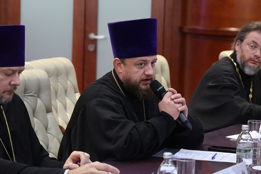 Заседание Совета по взаимодействию между Министерствами социального блока Правительства Московской области и епархиями Московской митрополии
