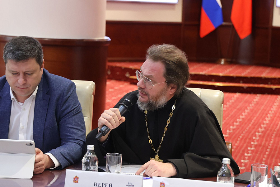 Заседание Совета по взаимодействию между Министерствами социального блока Правительства Московской области и епархиями Московской митрополии