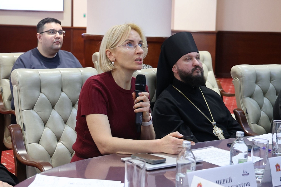 Заседание Совета по взаимодействию между Министерствами социального блока Правительства Московской области и епархиями Московской митрополии