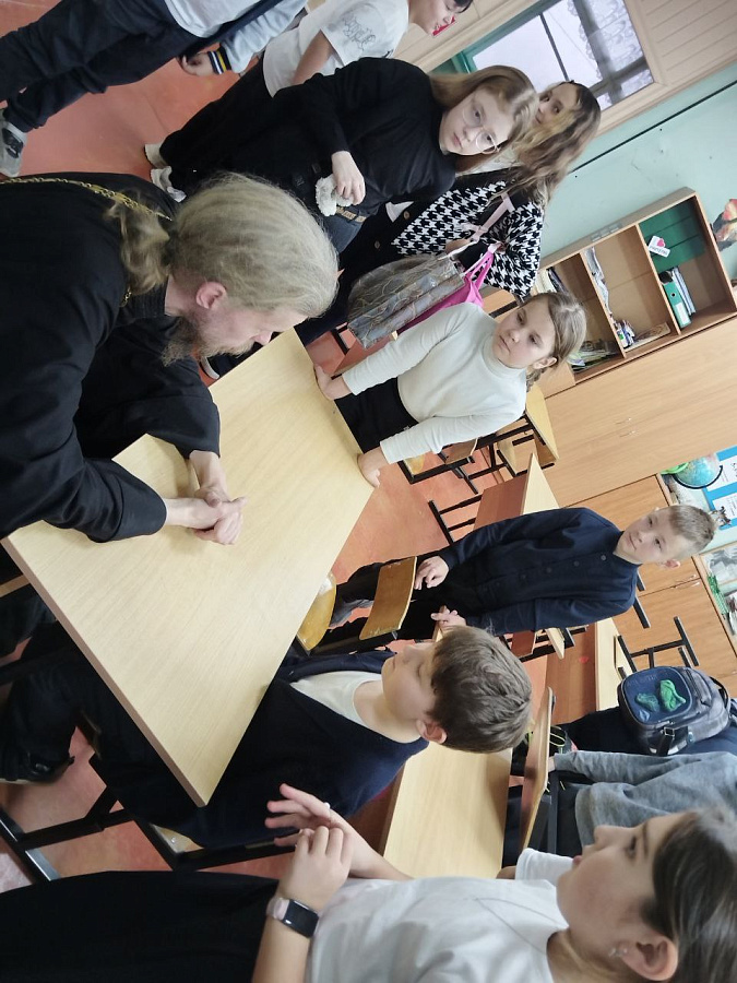 Урок в школе №17 г. Коломна