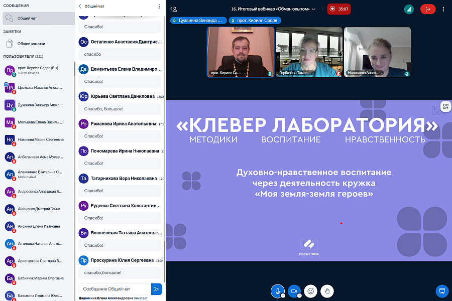 На платформе «Клевер Лаборатория» завершился курс для педагогов «Основы православной культуры»