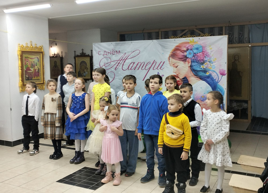День матери в воскресной школе при Никольском храме г. Воскресенска
