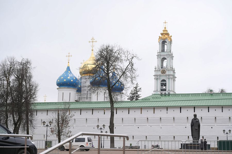 Торжественная церемония, посвящённая Дню героев Отечества, в Сергиевом Посаде