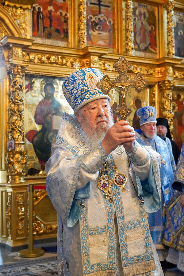 Патриаршее поздравление митрополиту Ювеналию (Пояркову) с 60-летием архиерейской хиротонии
