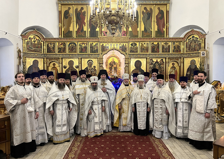 Соборное служение и братское совещание духовенства Сергиево-Посадского благочиния