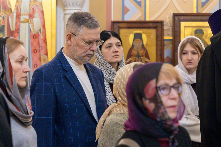 Престольный праздник Трёхсвятительского храма Коломенской духовной семинарии