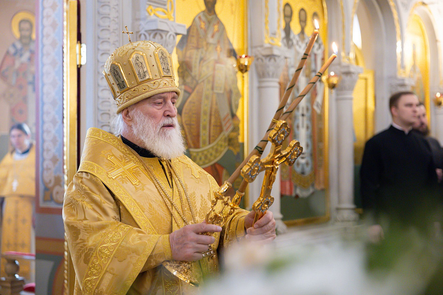 Престольный праздник Трёхсвятительского храма Коломенской духовной семинарии