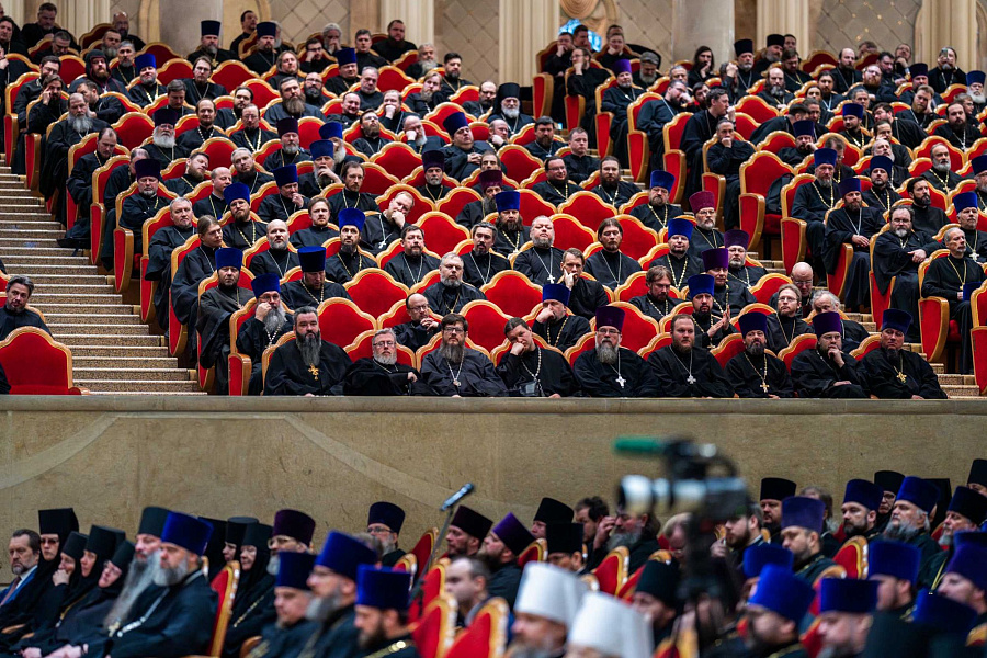 Святейший Патриарх Кирилл возглавил общее собрание духовенства Московской митрополии