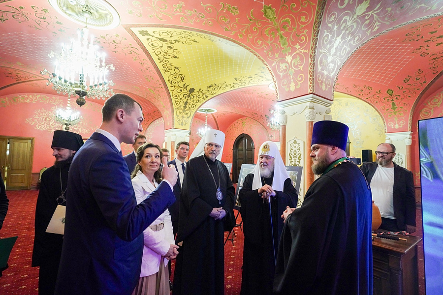 Святейший Патриарх Кирилл возглавил церемонию открытия фестиваля спортивных единоборств и боевых искусств «Кубок равноапостольного Николая Японского»