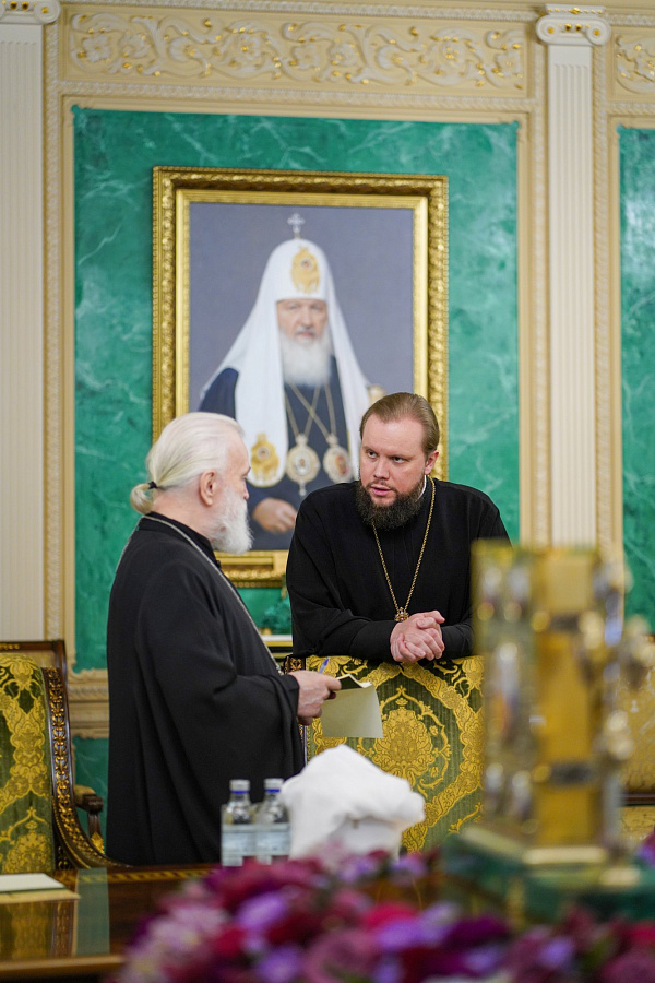 Святейший Патриарх Кирилл возглавил первое в 2026 году заседание Священного Синода Русской Православной Церкви