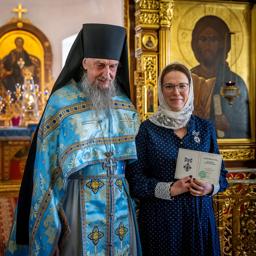 Награждение многодетных матерей Сергиево-Посадского благочиния