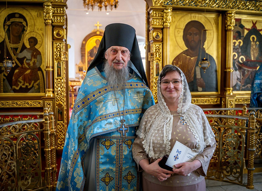 Награждение многодетных матерей Сергиево-Посадского благочиния