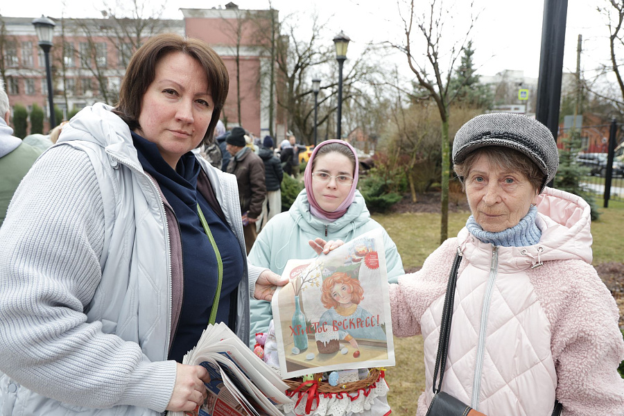 Пасхальная миссионерская акция в 1-м Воскресенском благочинническом округе