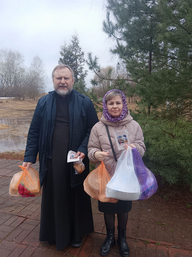 Пасхальная миссионерская акция в 1-м Воскресенском благочинническом округе