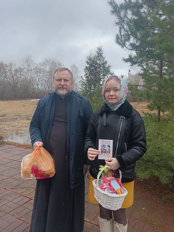 Пасхальная миссионерская акция в 1-м Воскресенском благочинническом округе
