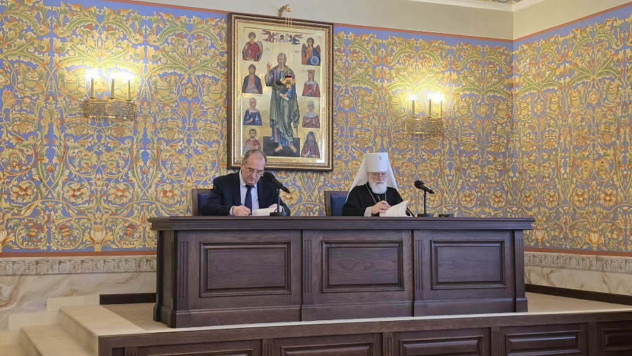 Епархии Московской митрополии и Отделение Объединённого социального фонда Российской Федерации по городу Москве и Московской области подписали соглашение о сотрудничестве