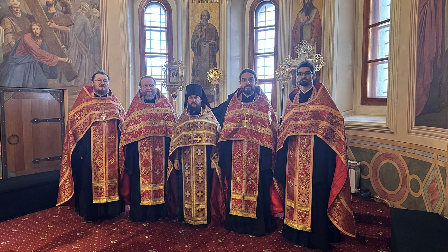 Встреча делегатов от епархий Московской митрополии в Управляющий совет Союза православных женщин Подмосковья с представителем Союза С. Н. Тягачёвой
