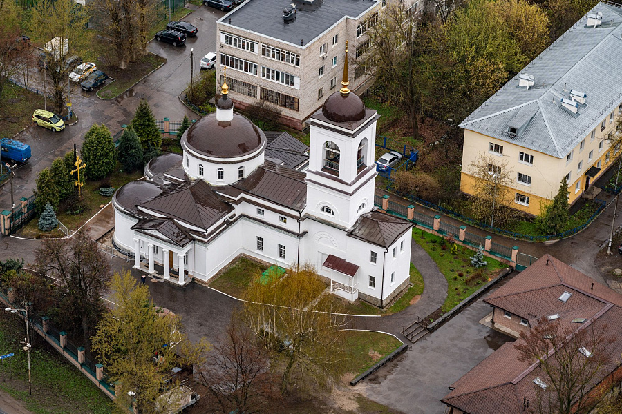 Освящение памятного камня и креста на месте строительства храма преподобного Сергия Радонежского в посёлке Томилино г.о. Люберцы
