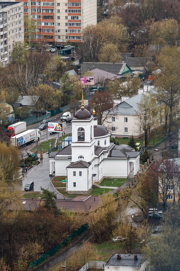 Освящение памятного камня и креста на месте строительства храма преподобного Сергия Радонежского в посёлке Томилино г.о. Люберцы