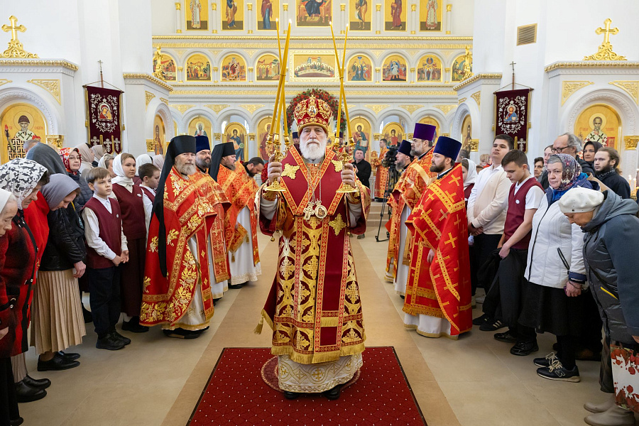 Архиерейское посещение Никитского женского монастыря города Каширы