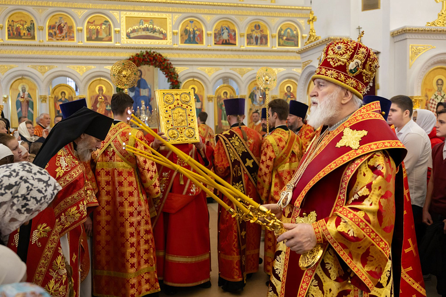 Архиерейское посещение Никитского женского монастыря города Каширы