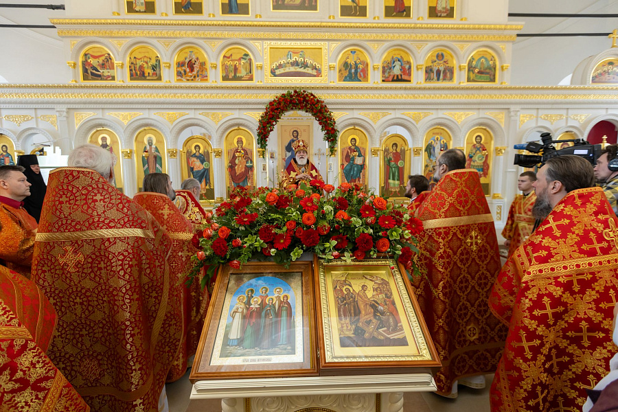 Архиерейское посещение Никитского женского монастыря города Каширы