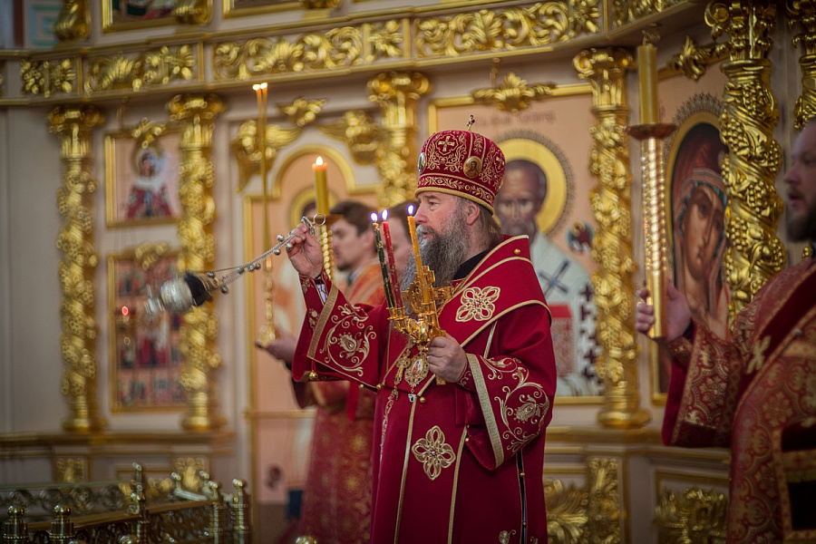 Неделя святых жён-мироносиц в Спасо-Влахернском монастыре