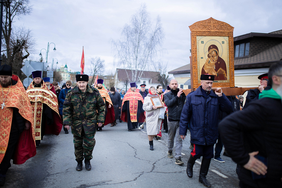Общегородской Пасхальный крестный ход в Клину