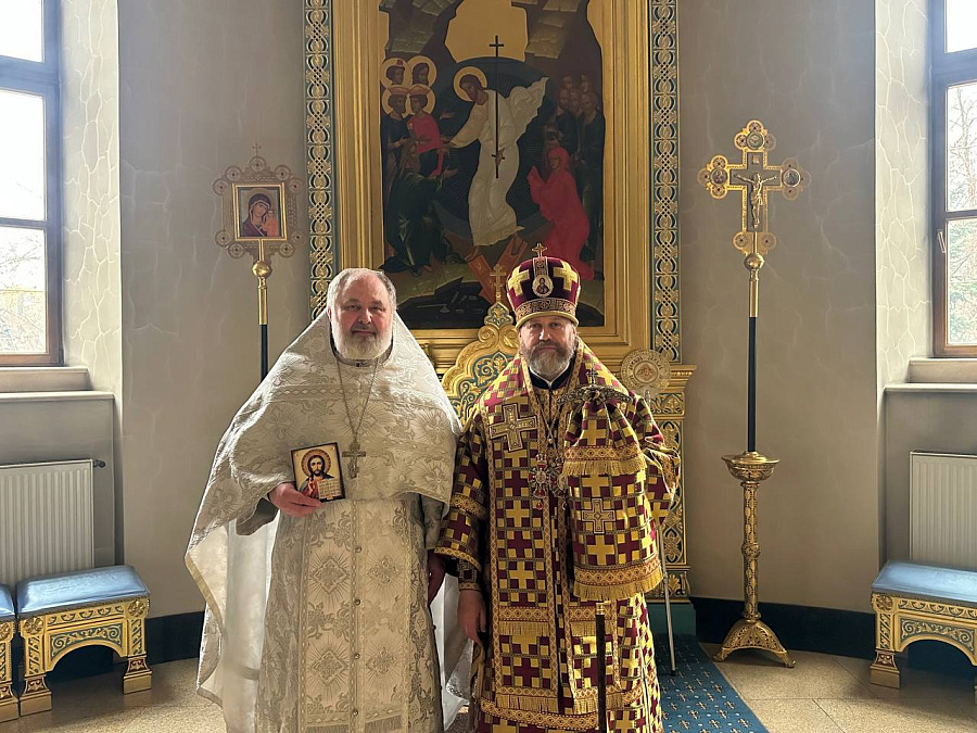 В день памяти преподобного Александра Свирского архиепископ Фома возглавил торжественное богослужение в Георгиевском кафедральном соборе г. Одинцово