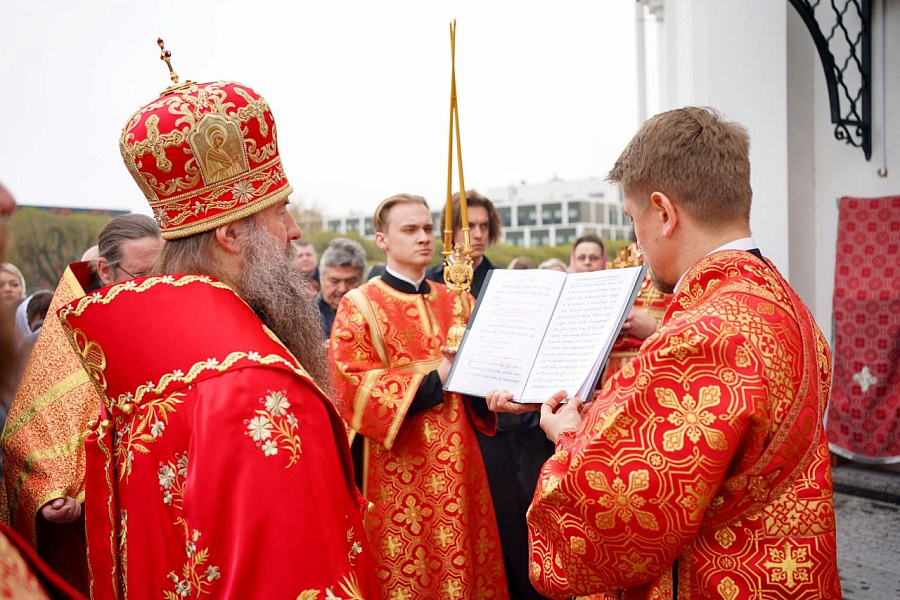 Великое освящение храма блаженной Матроны Московской в Мытищах