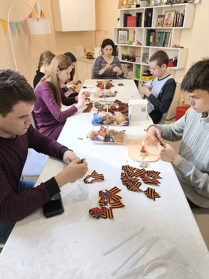 Акция "Георгиевская ленточка" в Егорьевске