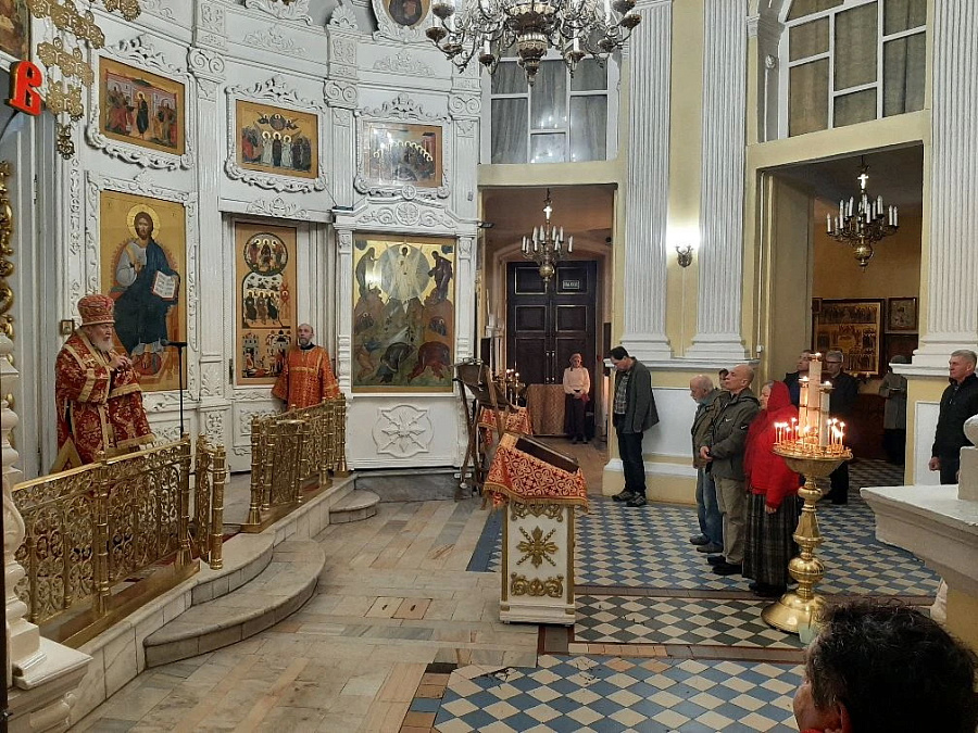 Архиерейское богослужение в Преображенском кафедральном соборе Балашихи