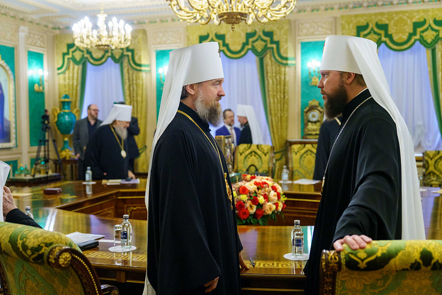 Святейший Патриарх Кирилл возглавил очередное заседание Священного Синода Русской Православной Церкви