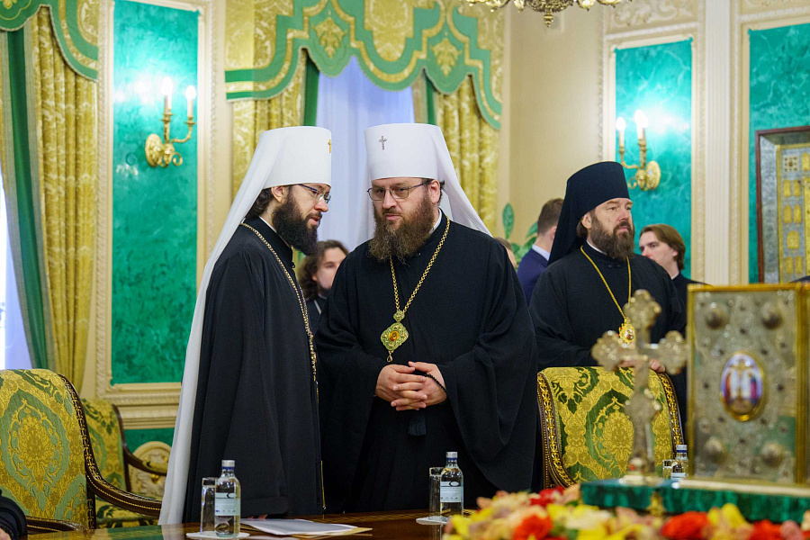 Святейший Патриарх Кирилл возглавил очередное заседание Священного Синода Русской Православной Церкви