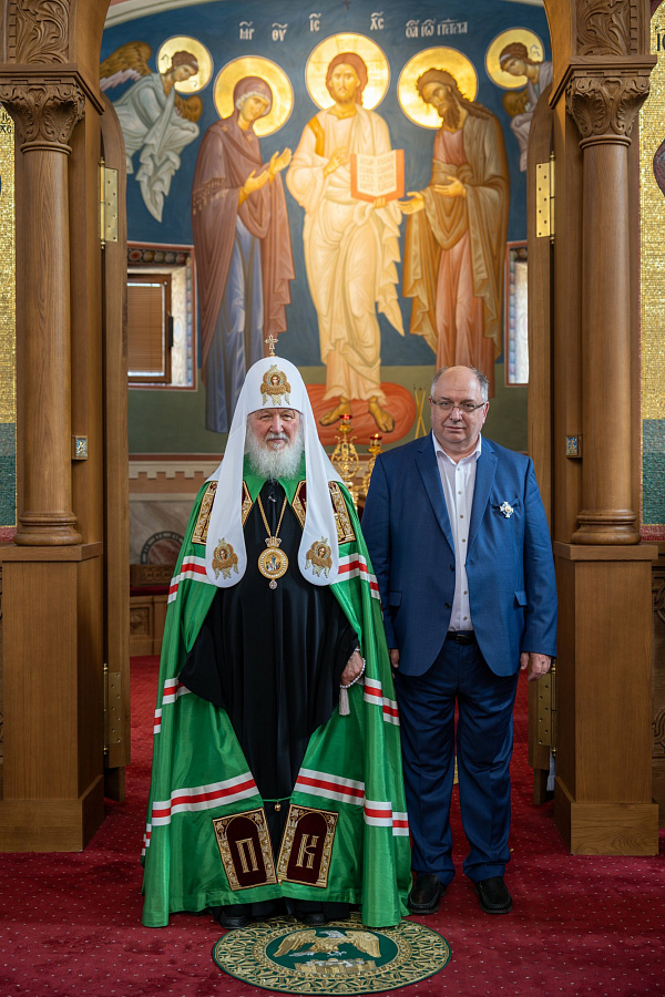 Предстоятель Русской Церкви освятил Вознесенский храм в подмосковной Электростали
