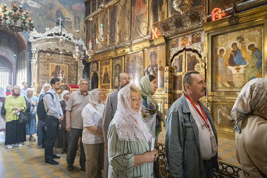 Епископ Сергиево-Посадский и Дмитровский Кирилл принял делегацию РАНХиГС в Троице-Сергиевой лавре