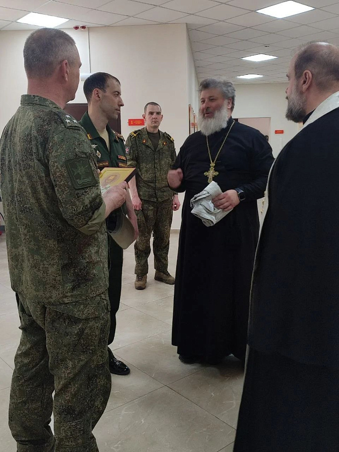 Освящение казармы Военно-политического факультета Военно-инженерной академии Российской Федерации