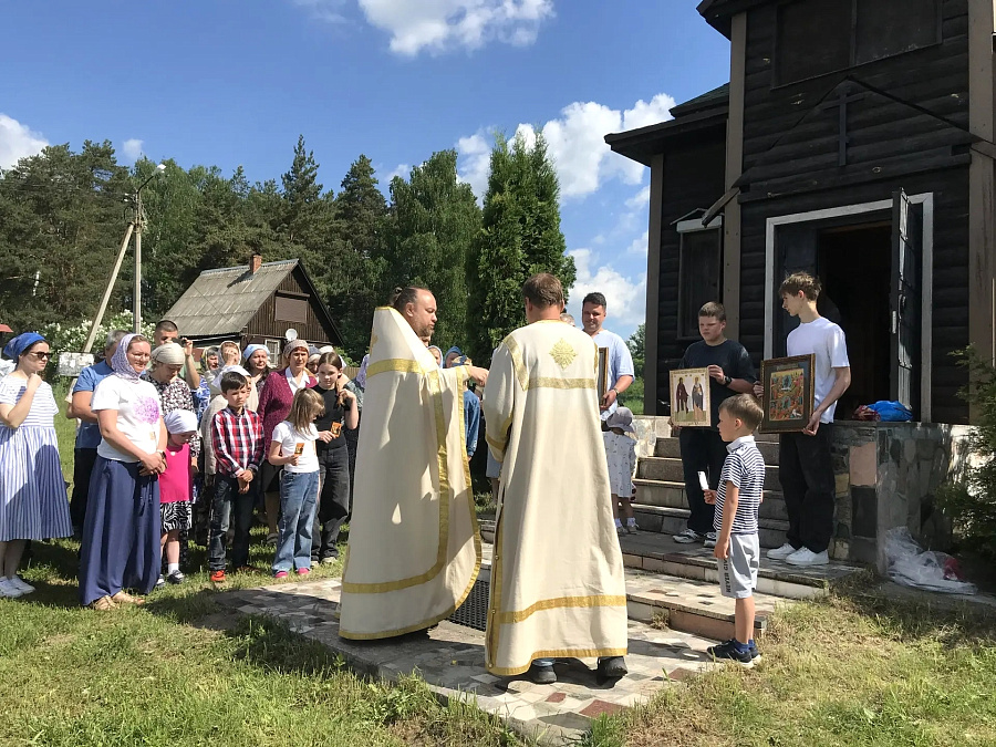 Престольный праздник в Кирилло-Мефодьевском храме деревни Конев Бор г.о. Коломна