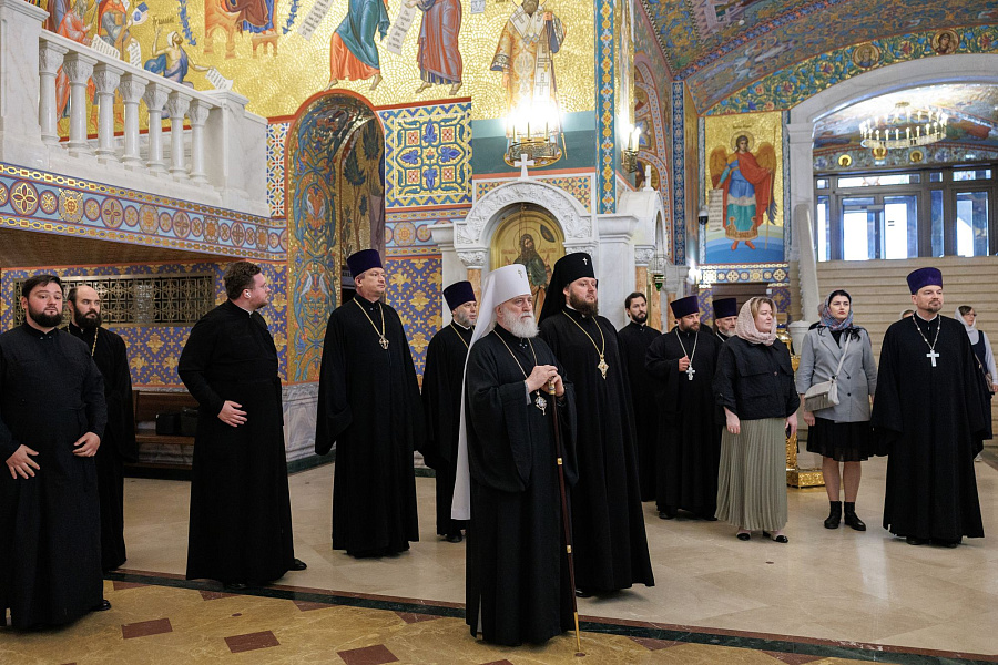 Подписание Соглашения о сотрудничестве между епархиями Московской митрополии и Союзом православных женщин Подмосковья