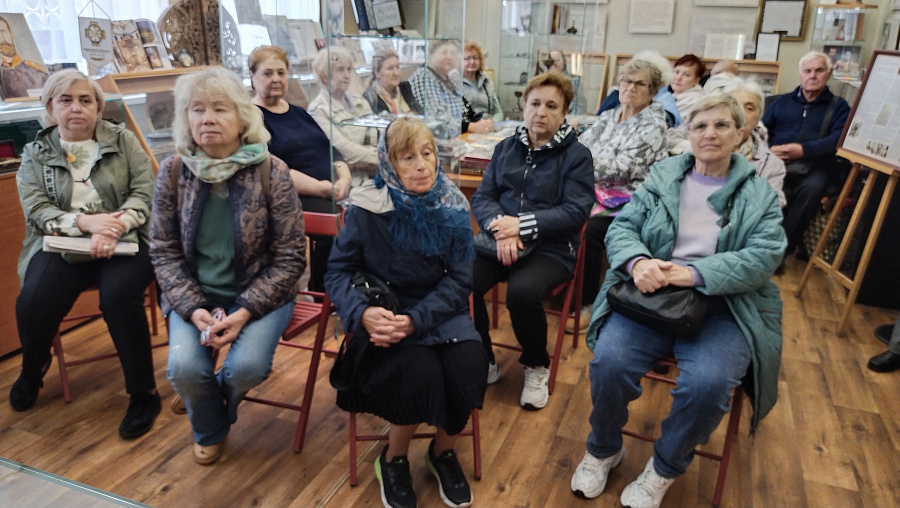 Участники «Активного долголетия» на Пантелеимоновском приходе города Жуковского в мае