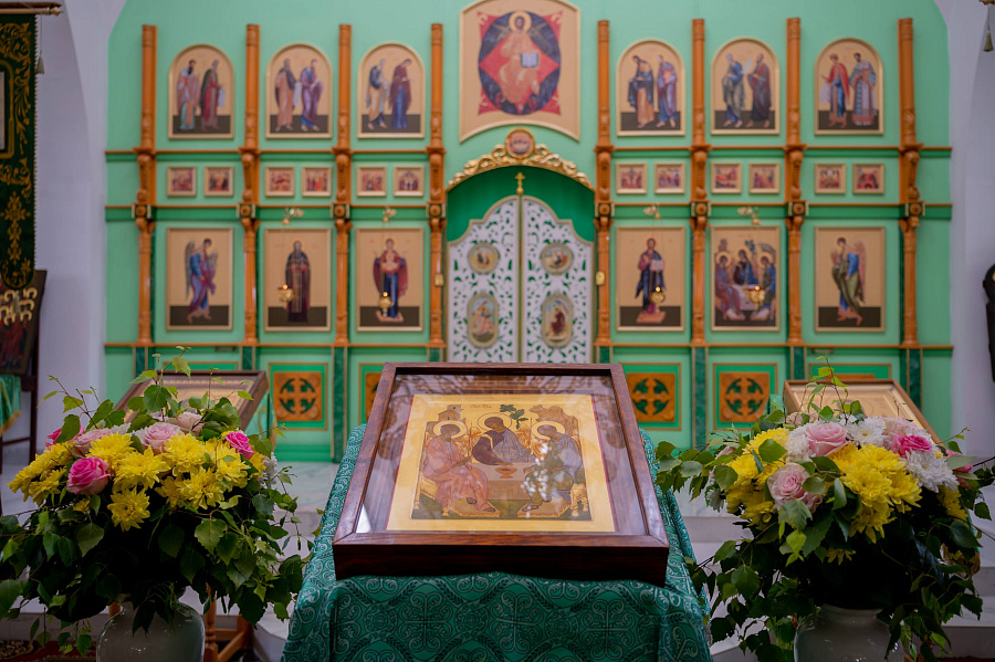 Престольный праздник в Троицком храме с. Конобеево